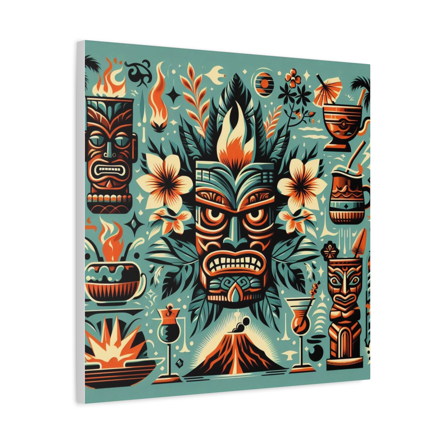 Tiki Artwork - Tiki Inspired Canvas Prints