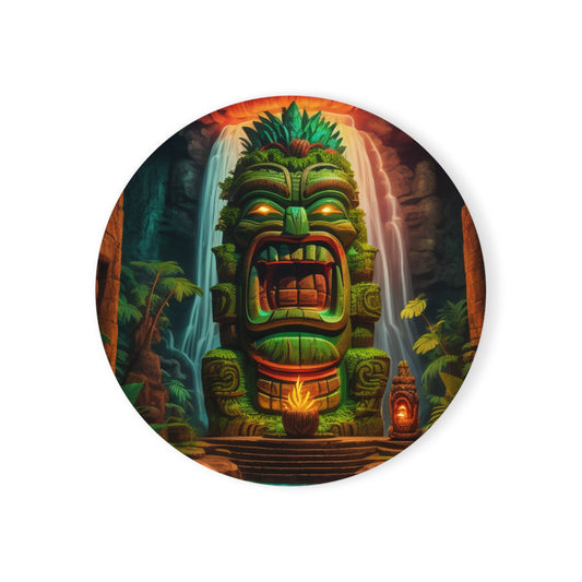 Tiki Coaster Cork Back