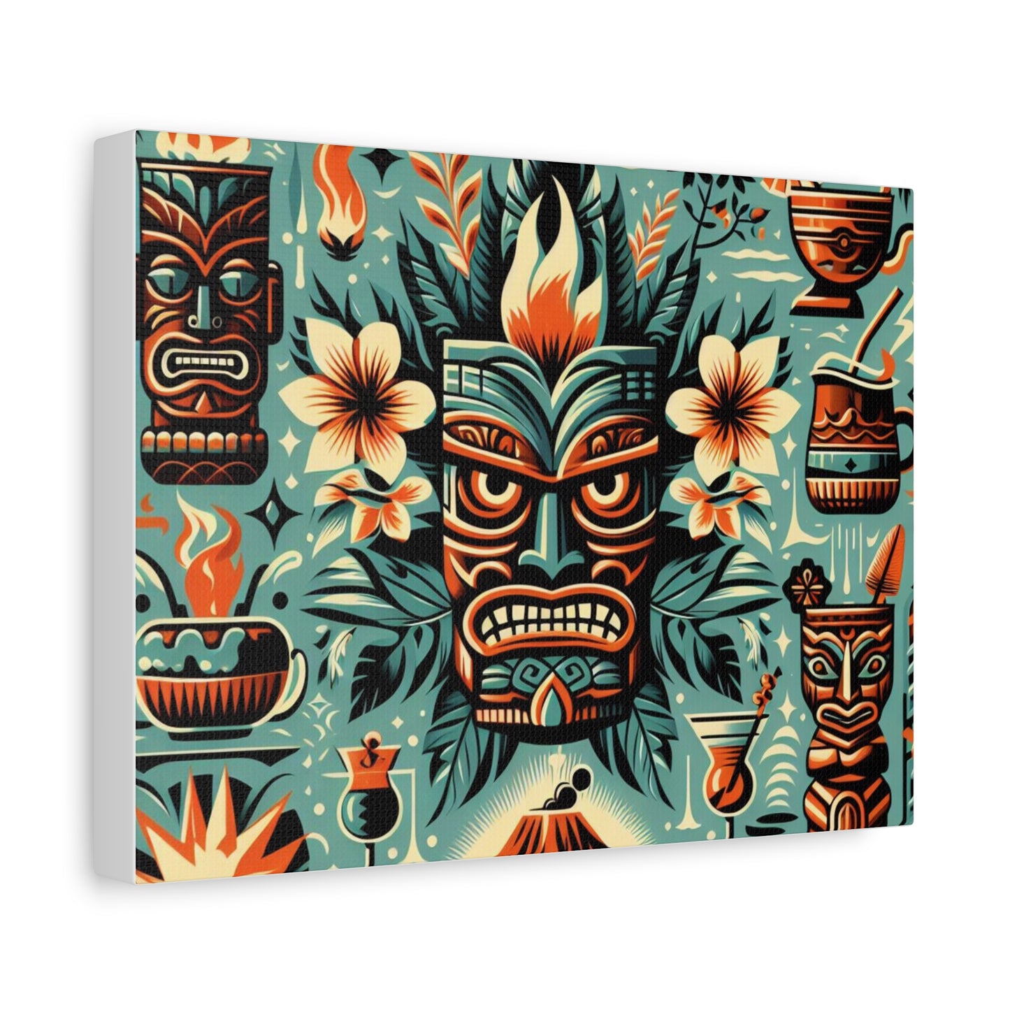 Tiki Artwork - Tiki Inspired Canvas Prints