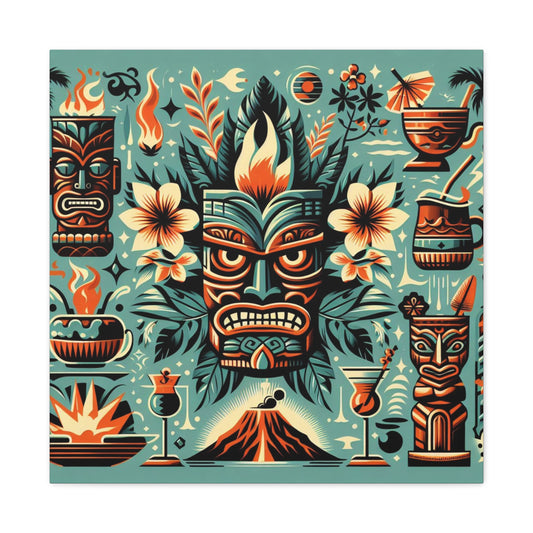 Tiki Artwork - Tiki Inspired Canvas Prints