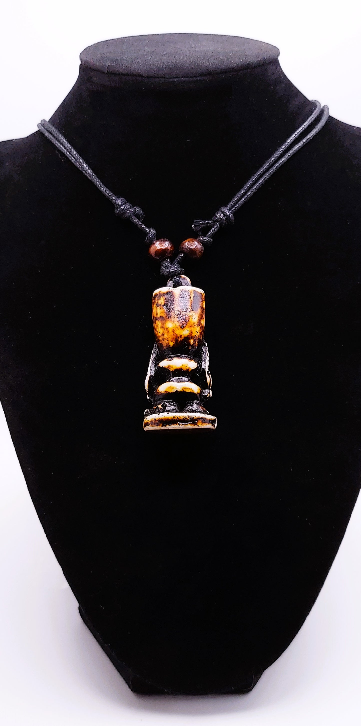 Resin Pendant "Lono" Tiki Necklace