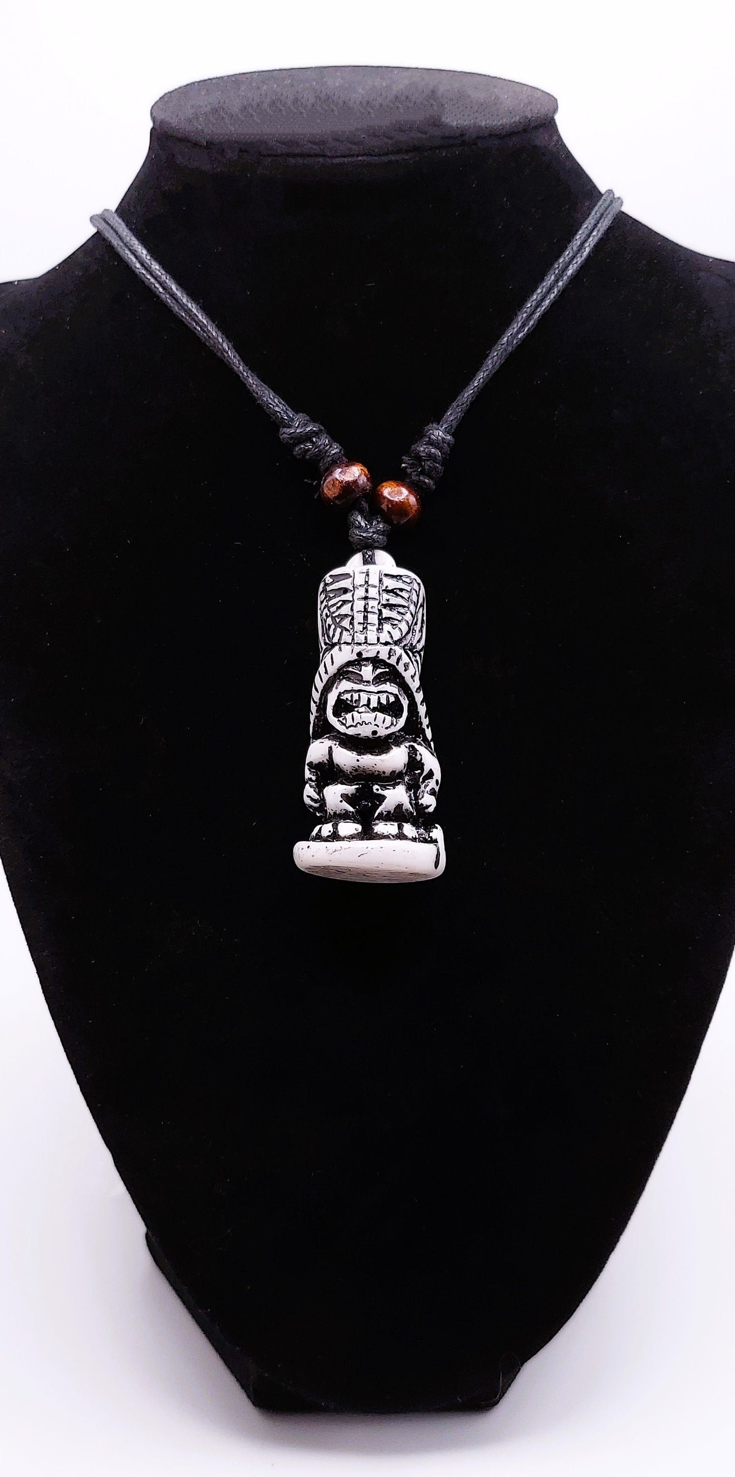 Resin Pendant "Lono" Tiki Necklace