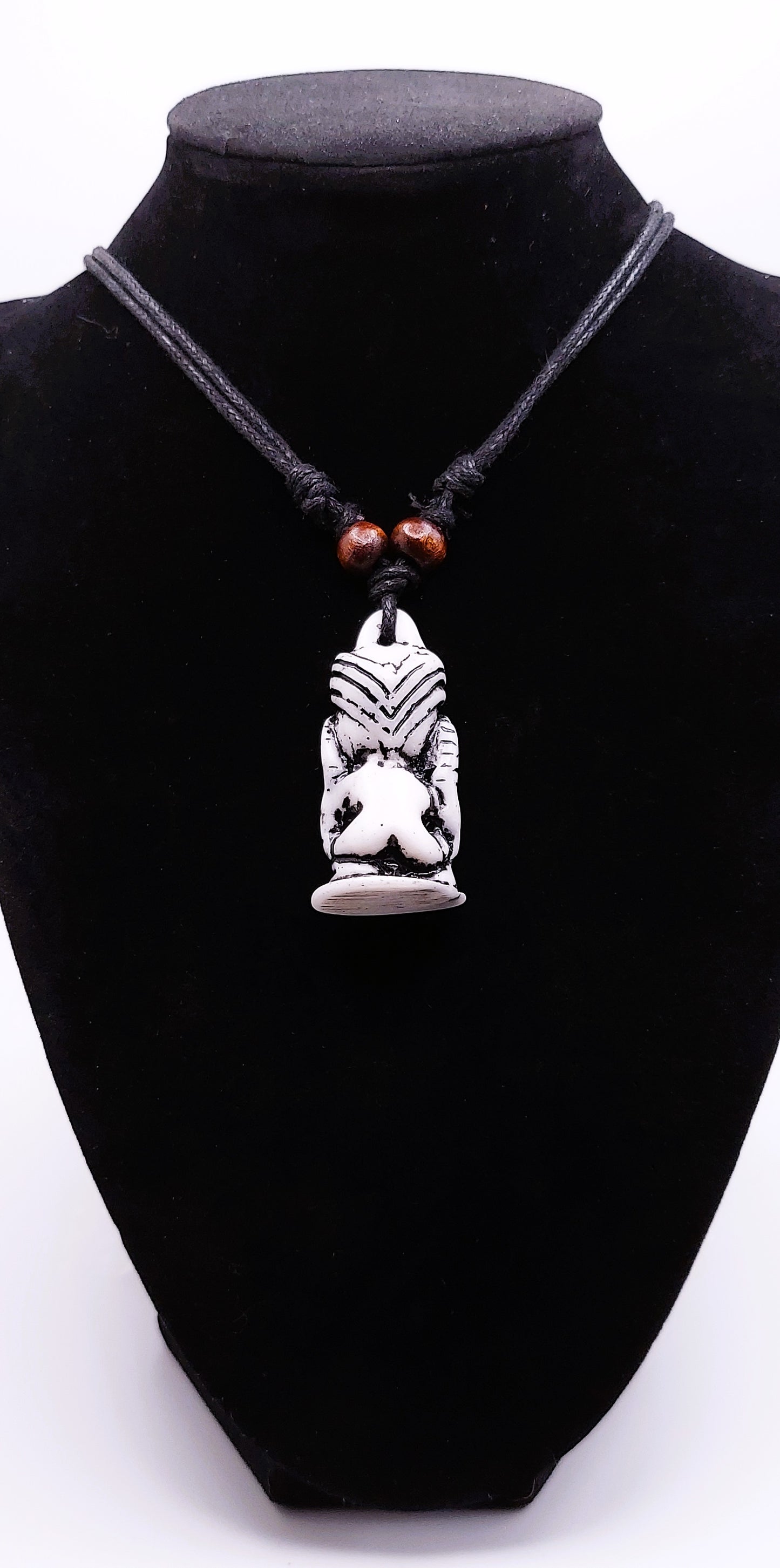 Resin Pendant "Kane" Tiki Necklace