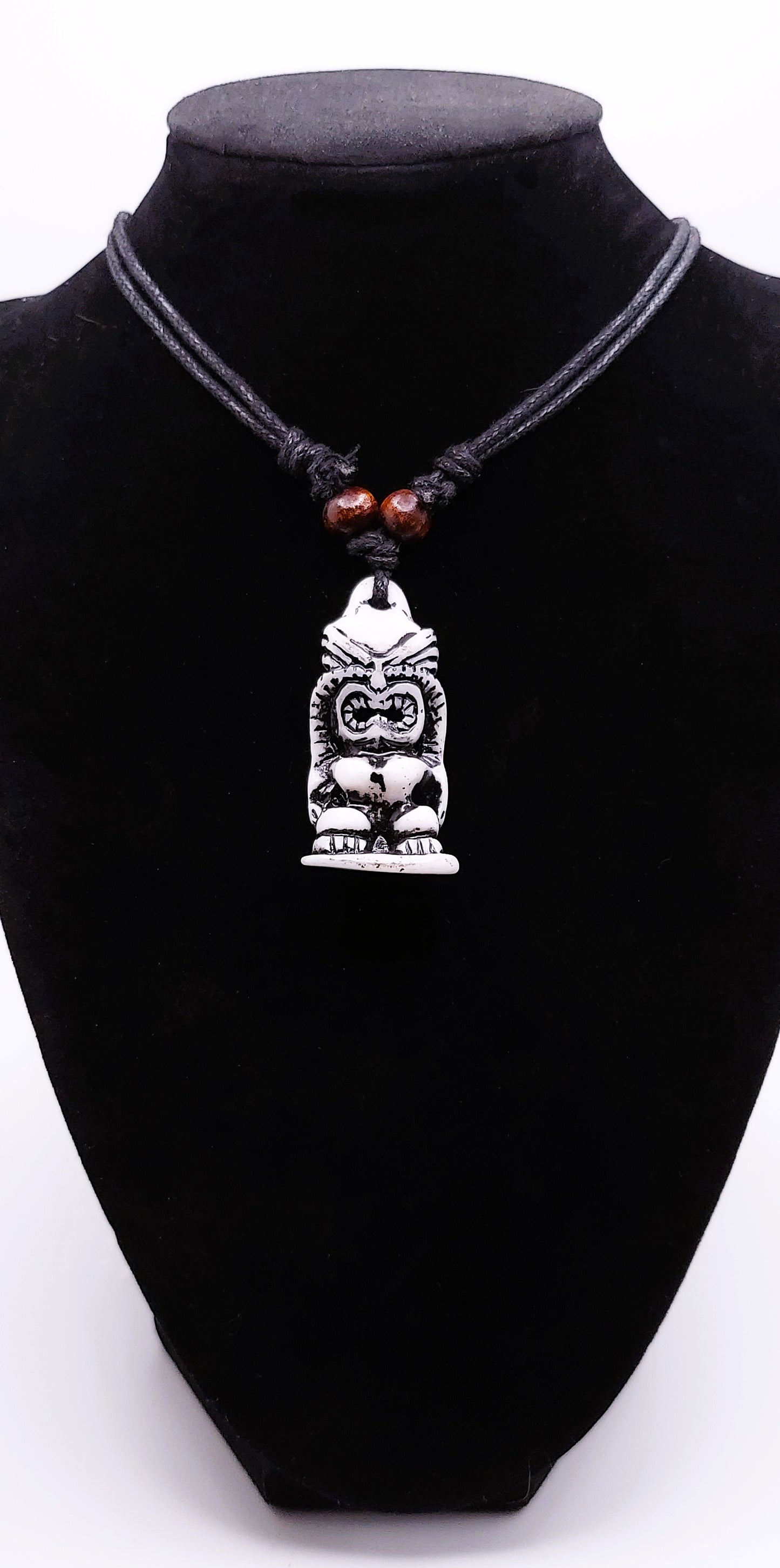 Resin Pendant "Kane" Tiki Necklace