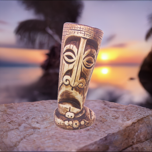 Frowning Tiki Mug